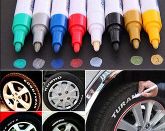Permanent 12 Colors Waterproof Paint Marker Pen ,Car Tire,Tread Rubber ,doodling, comics, Manga, illustration, calligraphy, crafts