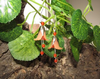 Fairy fantasy flower earrings