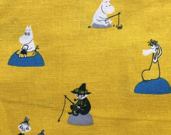 Moomin Half yard yellow colour