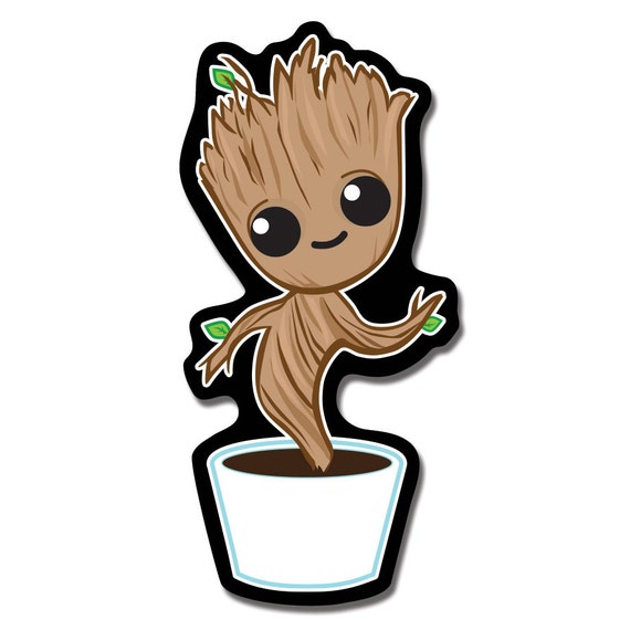 Download Dancing Baby Groot Magnet