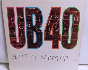 UB40 Geffery Morgan - Vintage Vinyl Record Album lp Reggae Music 1984 A&M SP5033 VG+/NM
