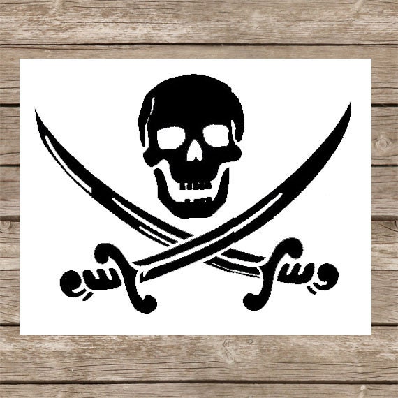 Pirate SVG Skull SVG cut file Pirate Caribbean Jack Sparrow