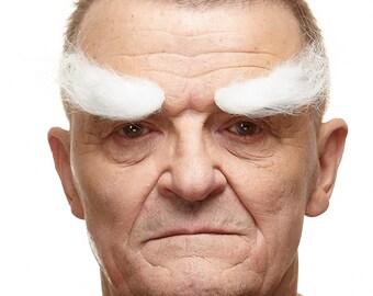 Realistic white eyebrows (143-LG)