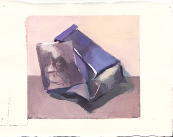 gouache painting - still life painting