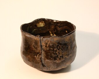 Traditional Japanese tea ceremony bowl, matcha chawan