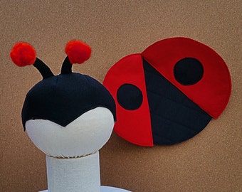 Toddler Gift Set, Ladybug Accessories Set, Mask and Wings