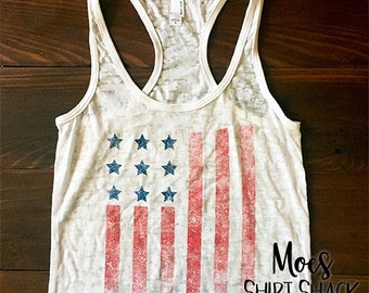 Patriotic. Red White and Blue.