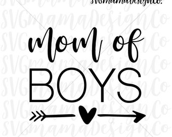 Boy mom svg | Etsy