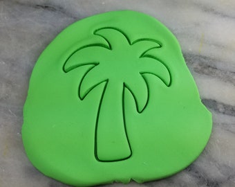 Palm Tree Cookie Cutter #2 - SHARP EDGES - FAST Shipping - Choose Your Own Size!
