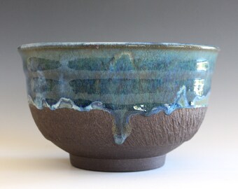 Pottery Bowl, Handmade Ceramic Bowl, hand thrown stoneware bowl, ceramic serving bowl