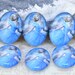Oval Blue Skirt Girl Handmade photo glass cabochon dome Beads 10mmx14mm13x18mm 18mmx25mm 30mmx40mm For Earring Brooch Ring Necklace Bracelet
