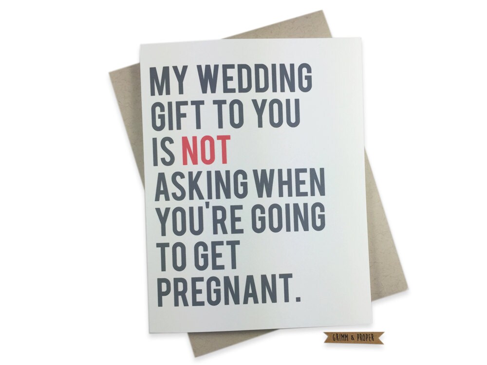 Funny Wedding Card Friends Congrats On Funny Wedding Card Friends Congrats On