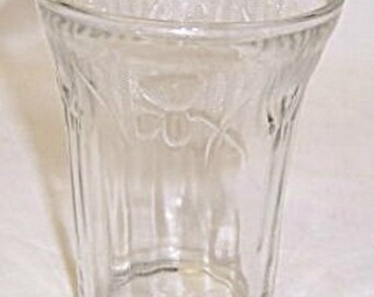 Iris And Herringbone Flat Tumbler Depression Glass Jeanette 1930s Hard To Find