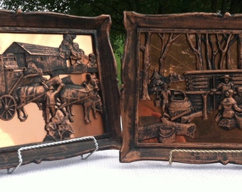 2 Coppercraft Guild Wall Plaques