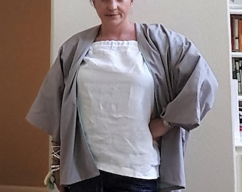 Womens kimono jacket asymetrical