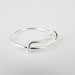 2 Expandable Rings for Charms - Silver Plated Copper (Quality) - Double Bars - 5/8" inner diameter - Appx. size 5.25 - 6