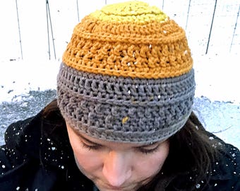 Crocheted Wanderlust Beanie- Mens or Womens
