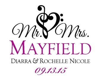 Custom Wedding Logo Design