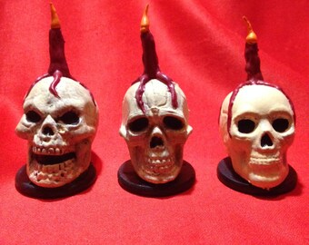 Ceremonial Skull Faux Candle Miniatures