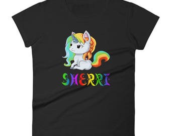 Sherri Unicorn Ladies T-Shirt