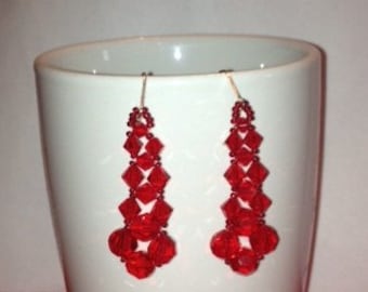 Crystal Dangle Earrings