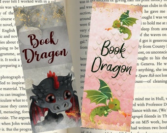 Book Dragon Bookmarks