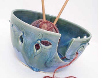 The Elegant - Wheel Thrown Yarn Bowl MADE TO ORDER