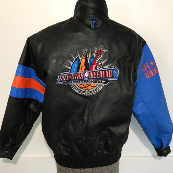 Vintage 1997 Genuine Leather Nba All Star Weekend Cleveland