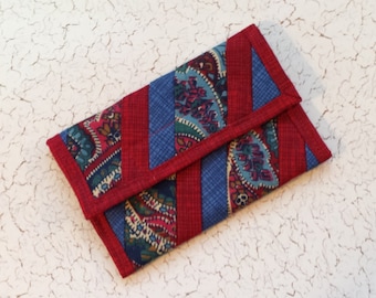 Quilted Coin Purse (CP166) Paisley