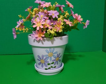 Decorative Mother's Day pot, Terracotta Planter
