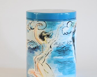 IRMA Contemporary Art cannister. Danish design in everyday life. Collectible tin - Scandinavian modern