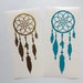 Dream catcher decal, tumbler decal, yeti decal,laptop decal, car decal,window decal,truck decal, permanent vinyl decal,dreamcatcher sticker