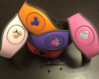 Glitter Mickey Head Decal | Magic Band Decal | Glitter Minnie Inspired Decal | Magic Band 1.0 & 2.0 Glitter Decal | RTS Ready To Ship