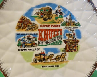Knott's Berry Farm & Ghost Town Souvenir Plate