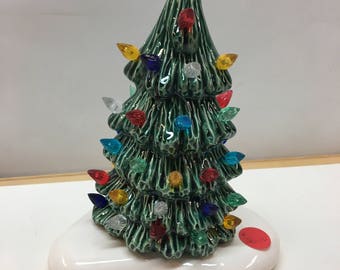Small handmade ceramic Christmas tree