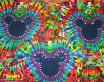 mickey mouse tie dye