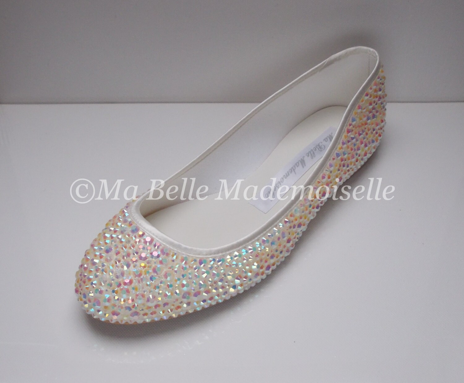 crystal ballerina shoes