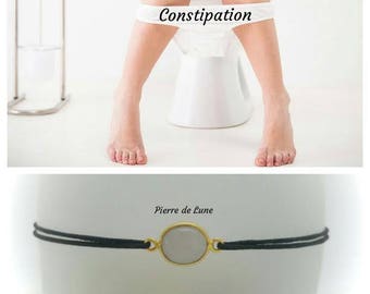 For "constipation" Bracelet: Moonstone