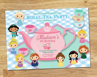 Princess Tea Party Invitation // DIGITAL File Only
