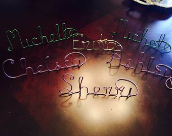 Wire name, wall art, custom wire name, custom word, personalized gift, personalized name, wire name art, wire word, personalized wire name