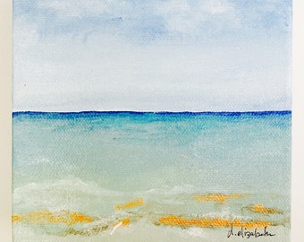 Abstract Beach Painting