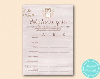 Dirty Diaper Name that poo chocolate bar game Duck Theme