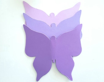 Butterfly die cuts (C),Pick Colors,Purple butterfly die cuts,Purple butterflies,Purpler Wedding decor,Lavender butterfly die cuts