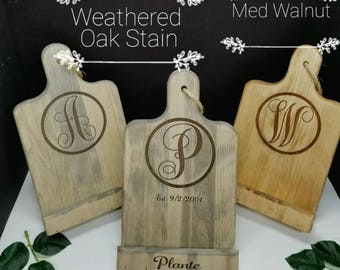 Recipe holder - Custom Tablet stand - Custom Recipe Stand - Personalized Cookbook Stand - iPad Stand - ENGRAVED Tablet holder Wedding Gift