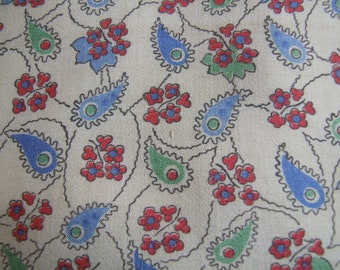 silk, ditsy, floral silk, 1940's fabric, 1950's, 1930's, abstract, dressmaking fabric,