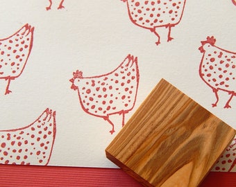 Dorothy Hen Olive Wood Stamp