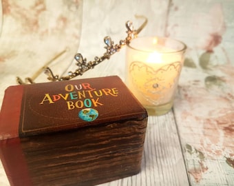 Up Inspired Luxury Wedding Ring Box / Double Ring Box / Engagement / Proposal / Disney Wedding Theme