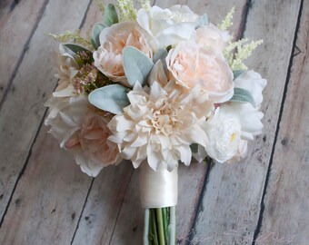 Rustic Wedding Bouquet Silk Bouquet Rustic Bride Rustic Bouquet Wedding Bouquet Silk Bouquet Bridal Bouquet