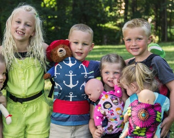 Mini Me Carrier (Tula Inspired baby doll Carrier) Tula Accessories, Mini Tula, Mini Kinderpack