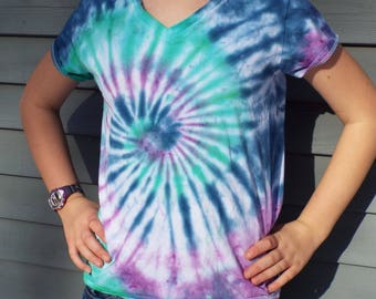 ladies tie dye t shirt